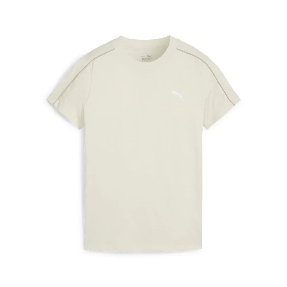 【PUMA】基本系列Her短袖T恤 短袖上衣 女 黃色-67310742 歷史價格詳細信息