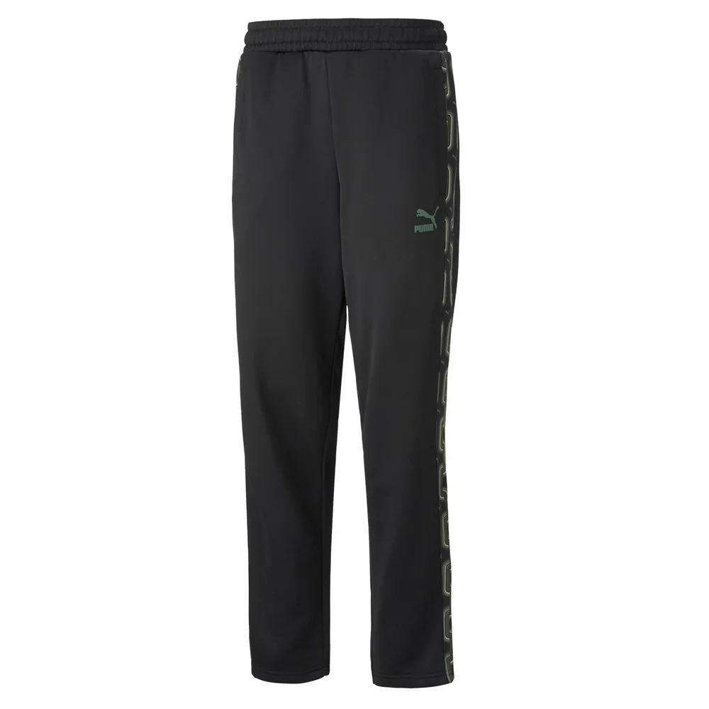 PUMA 長褲 流行系列Classics復古迷幻T7長褲(M) 男 53921901 黑色 歷史價格詳細信息