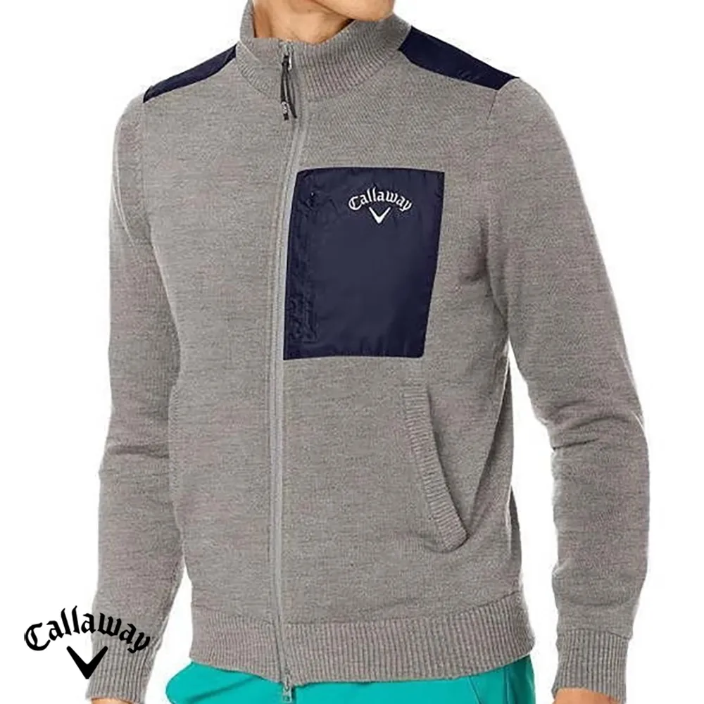 Callaway 男 拉鍊防潑水外套 灰 252-9210507-024 歷史價格詳細信息