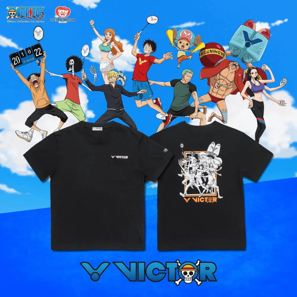 VICTOR 航海王 海賊王 聯名系列 羽球衣 羽球服 T-Shirt 短袖 T恤 T-11103OP 大自在 歷史價格詳細信息