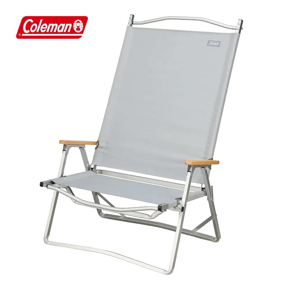 【Coleman】寬版摺疊高背椅 / 淺灰 / CM-38847M000(日系質感戶外風格休閒椅) 歷史價格詳細信息