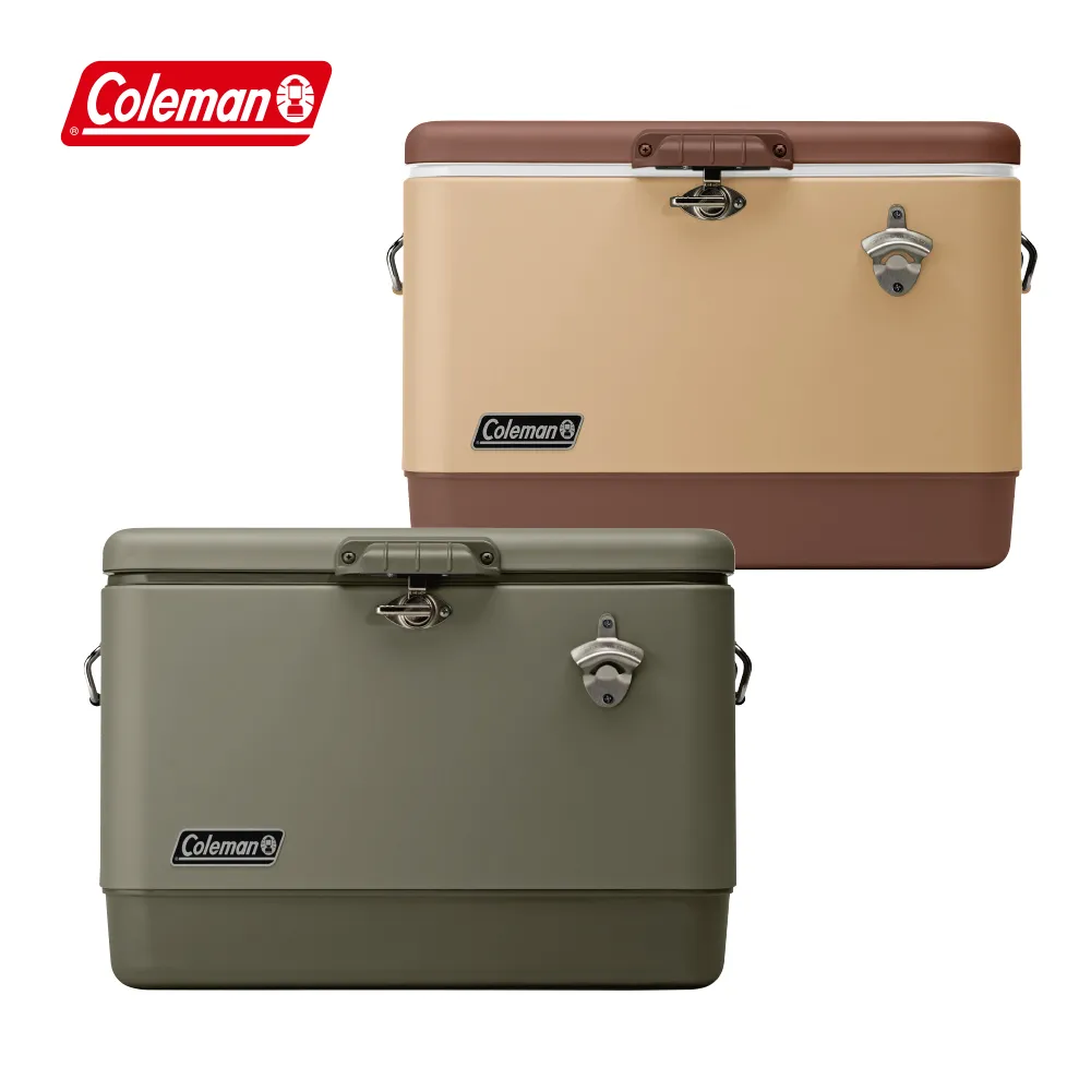 【Coleman】51L太空銀經典鋼甲冰箱 / CM-29596(保冷冰桶 保冰桶 露營冰桶) 歷史價格詳細信息