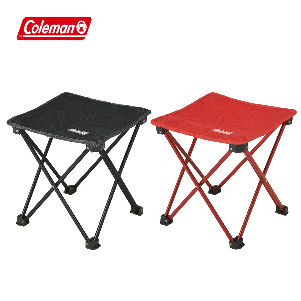 【Coleman】輕便型露營吸震摺椅(39×39×高58cm) (2入組) 附收納袋/耐負重80kg/CM-38834 葡萄紅 歷史價格詳細信息