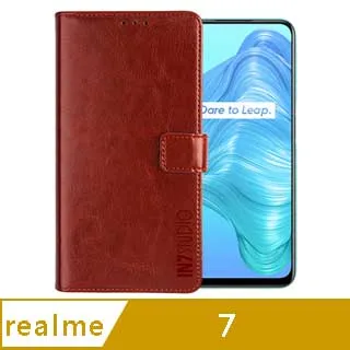 realme 7 5G 6.5吋【經典款-雙色系】可立式側掀保護套/側掀皮套 歷史價格詳細信息