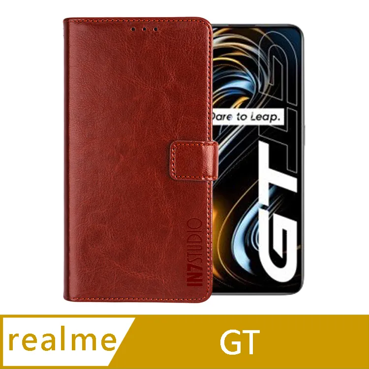 【瘋馬皮套】Realme GT 6.43吋 RMX2202 手機皮套/防摔 斜立 卡槽 保護套 磁扣 素面 翻頁式 掛繩 歷史價格詳細信息