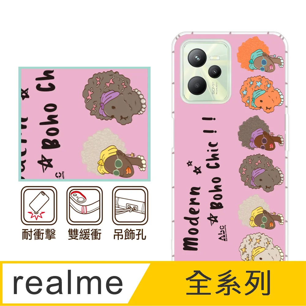 反骨創意 realme 全系列 彩繪防摔手機殼-老虎老鼠 歷史價格詳細信息