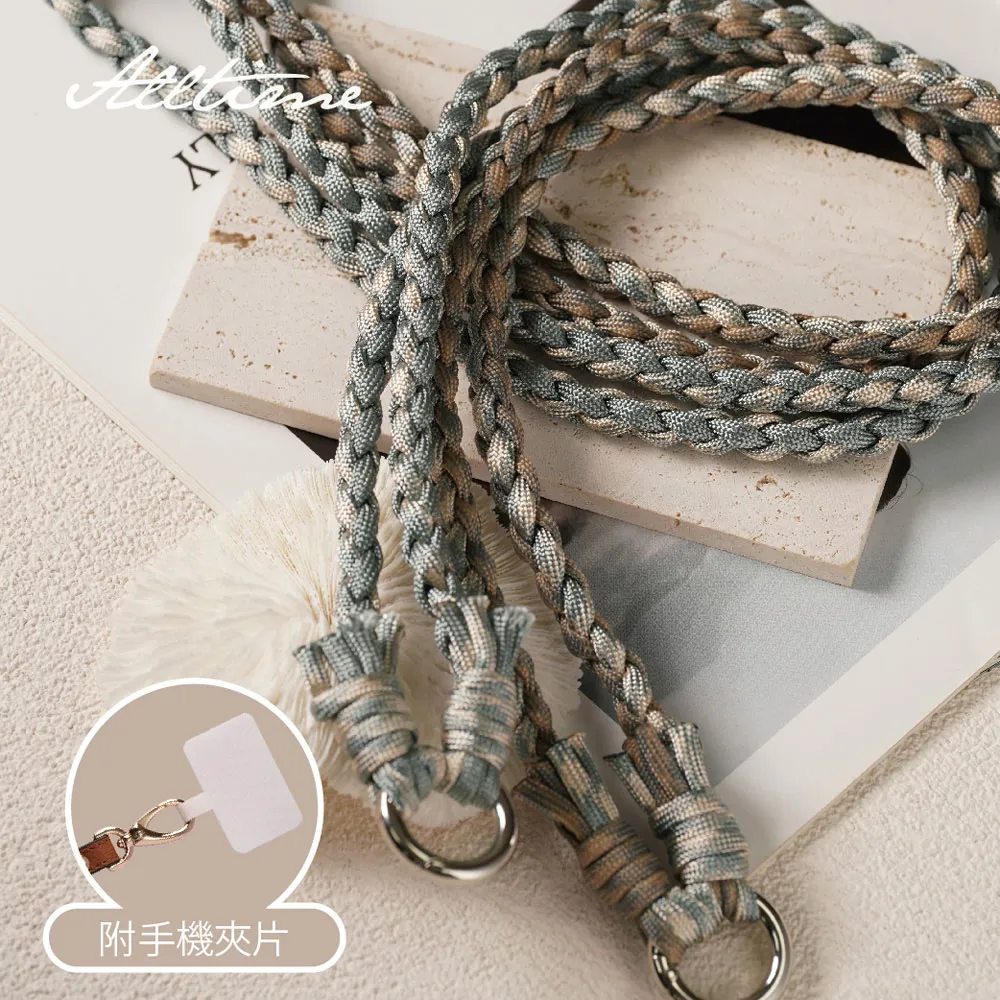 【完全計時】配件館｜四股編織皮革手機短繩腕帶吊飾掛件  附夾片 歷史價格詳細信息