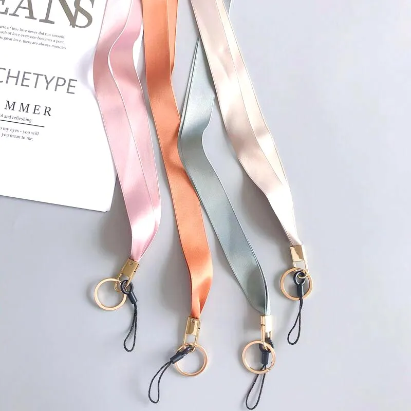 絲巾掛繩 寬版緞帶 裝飾頸鍊  時尚穿搭小配件手機頸掛繩/證件吊繩 可愛小動 歷史價格詳細信息