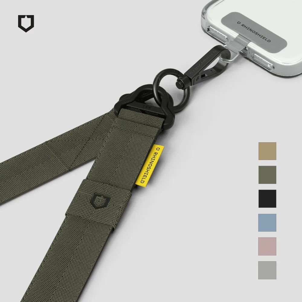 【犀牛盾】機能快扣背帶手機掛繩組合(手機掛繩+掛繩夾片)(多色可選) 歷史價格詳細信息