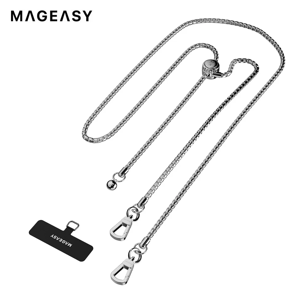 MAGEASY 金屬鏈 手繩 手機 掛繩 附掛片 4.5 mm iPhone 16 15 14 13 S24 歷史價格詳細信息