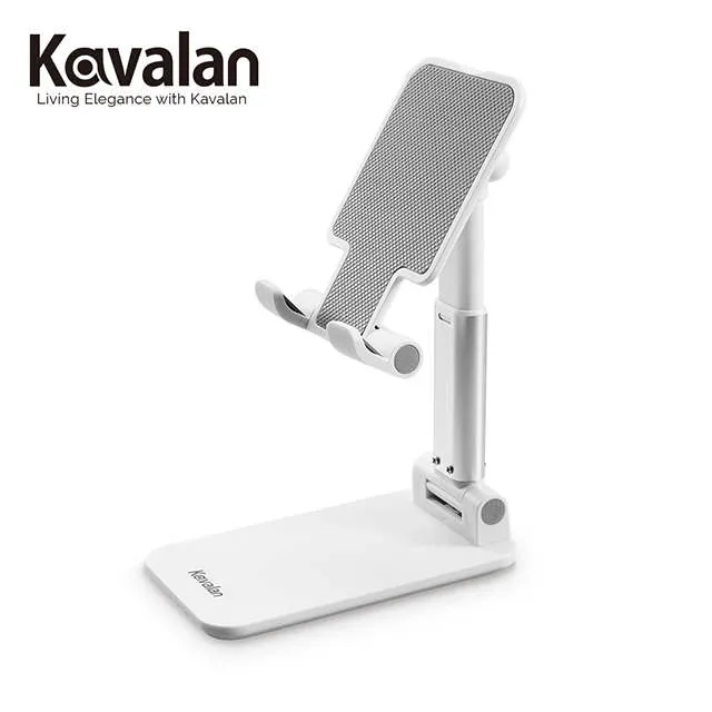 Kavalan 手機/平板伸縮摺疊支架(黑色)[大買家] 歷史價格詳細信息