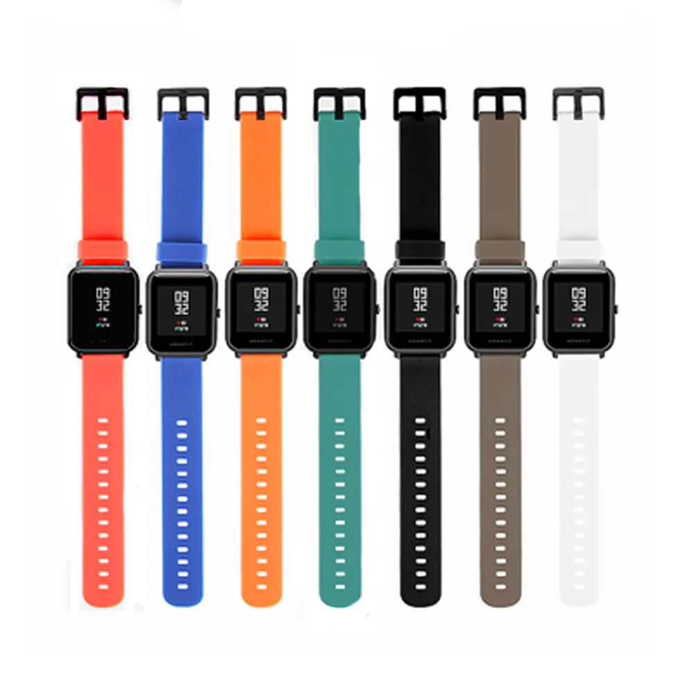 AMAZFIT Bip 米動手錶 青春版 純色矽膠運動替換手環錶帶-20mm 歷史價格詳細信息