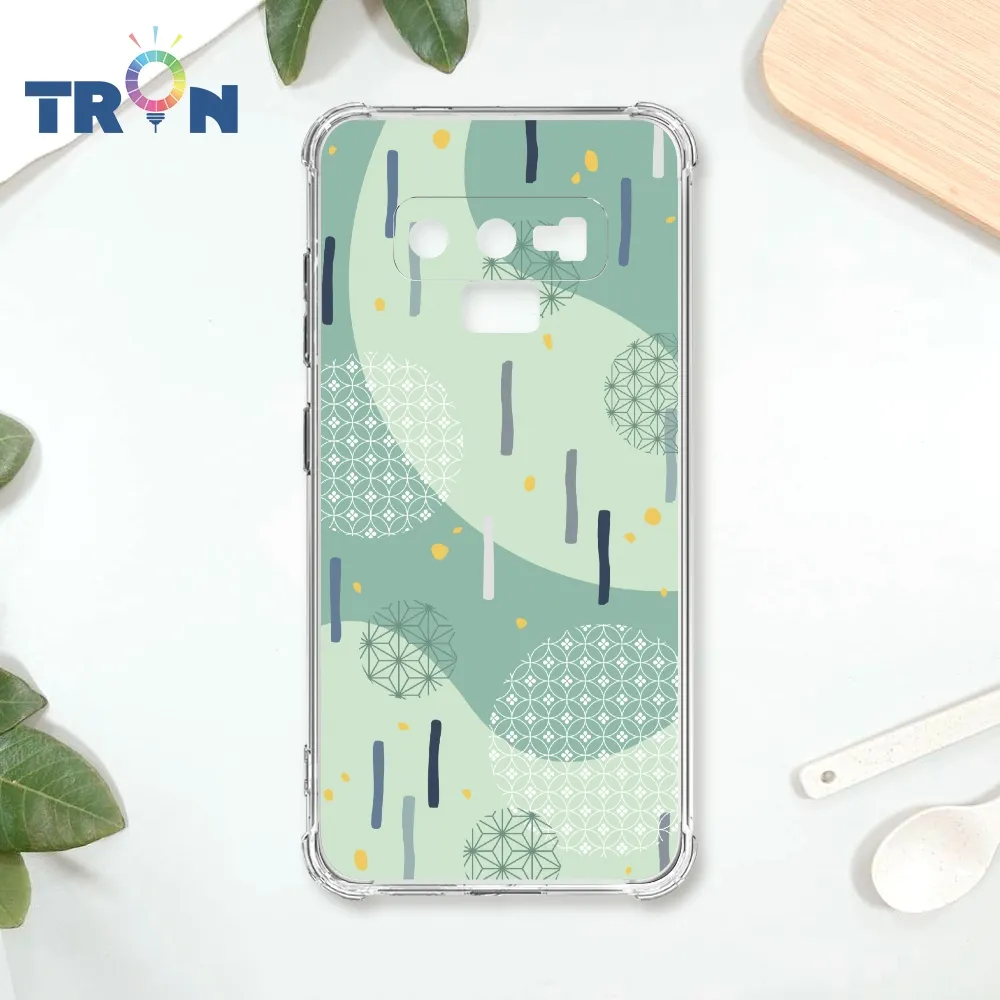 TRON 三星 NOTE 9 桃藍色花朵系列  載具 四角防摔殼 手機殼 歷史價格詳細信息