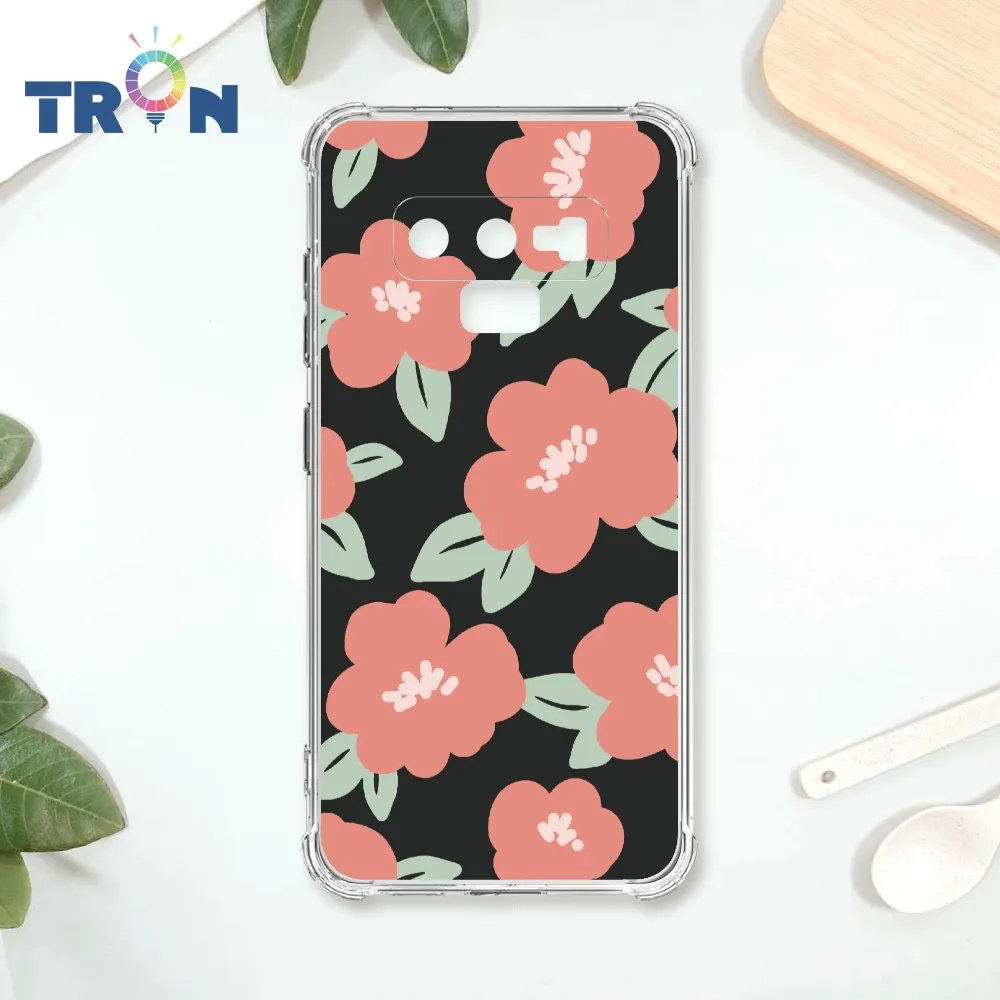 TRON 三星 NOTE 9 桃藍色花朵系列  載具 四角防摔殼 手機殼 歷史價格詳細信息