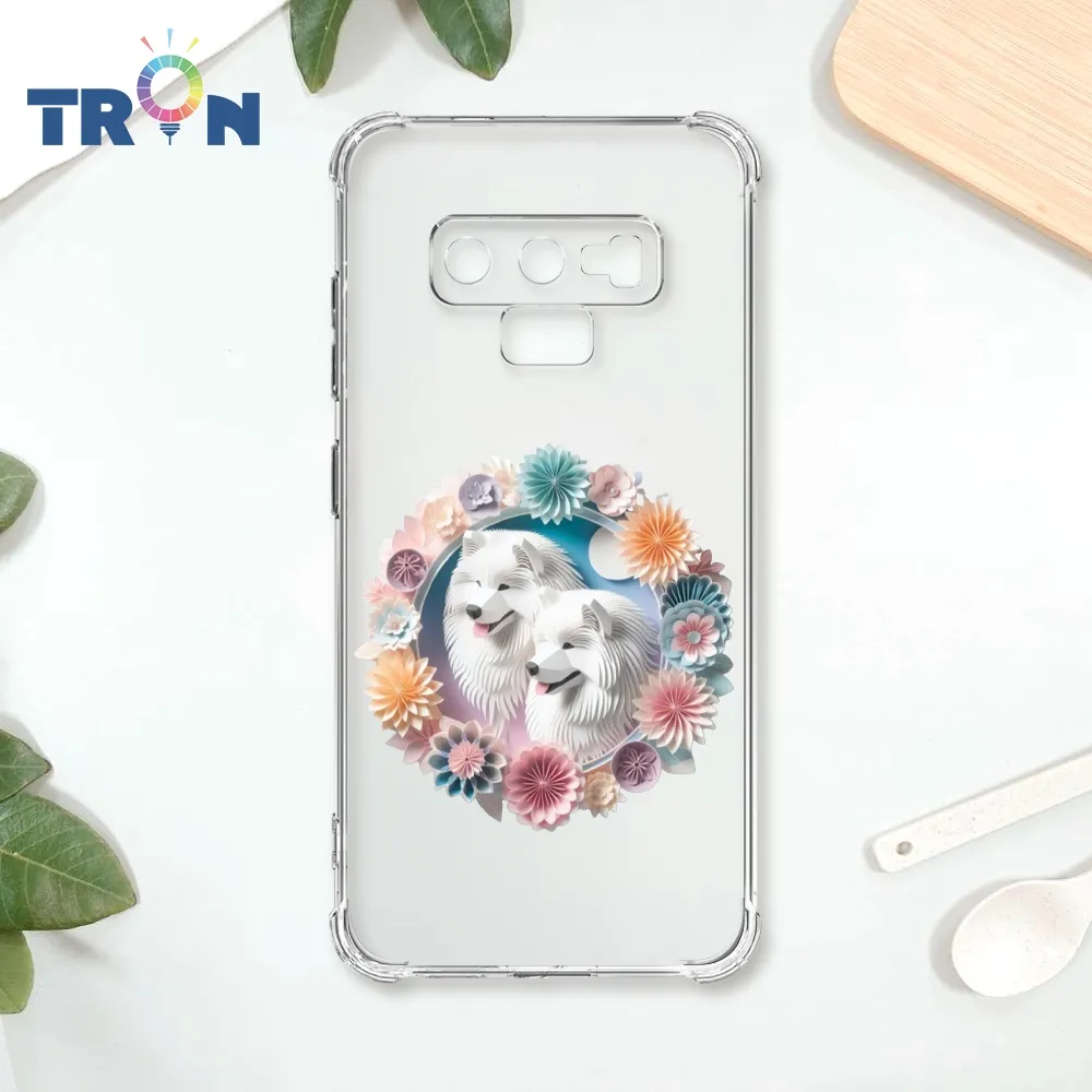 TRON 三星 NOTE 9 桃藍色花朵系列  載具 四角防摔殼 手機殼 歷史價格詳細信息