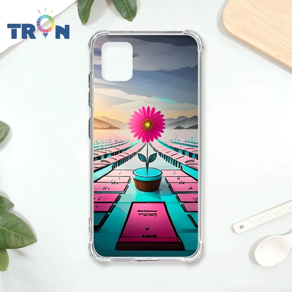 TRON 三星 NOTE 10 LITE 藍色漸層印度Henna幸運祝福圖騰 四角防摔殼 手機殼 歷史價格詳細信息