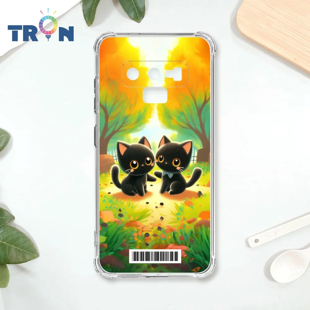 TRON 三星 NOTE 9 櫻花插畫風格白貓咪 四角防摔殼 手機殼 歷史價格詳細信息