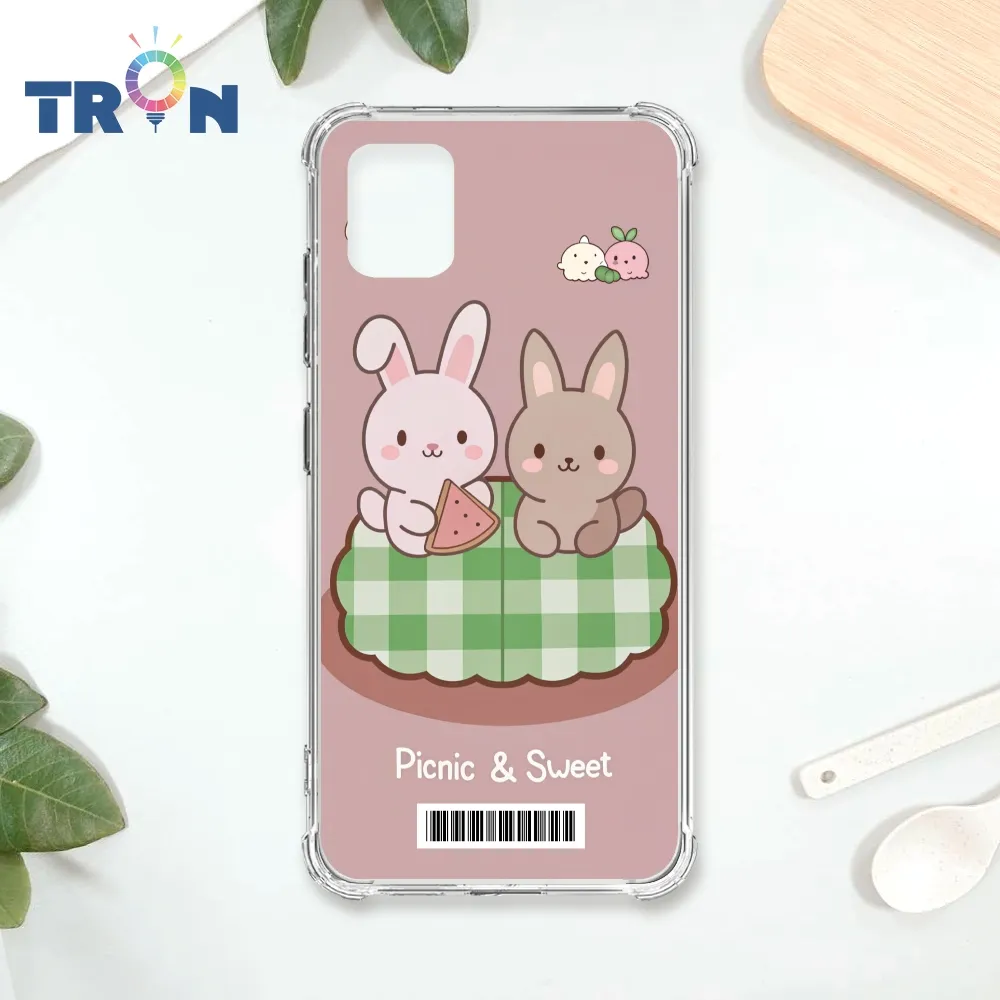 TRON 三星 NOTE 10 LITE 兔子可愛動作排排系列  載具 四角防摔殼 手機殼 歷史價格詳細信息