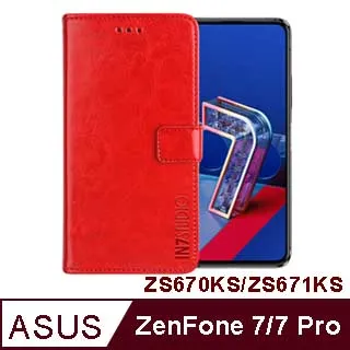 IN7 瘋馬紋 ASUS Zenfone 9 5G (5.9吋) 錢包式 磁扣側掀PU皮套-紅色 歷史價格詳細信息