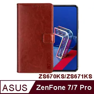 IN7 瘋馬紋 ASUS Zenfone 9 5G (5.9吋) 錢包式 磁扣側掀PU皮套-紅色 歷史價格詳細信息