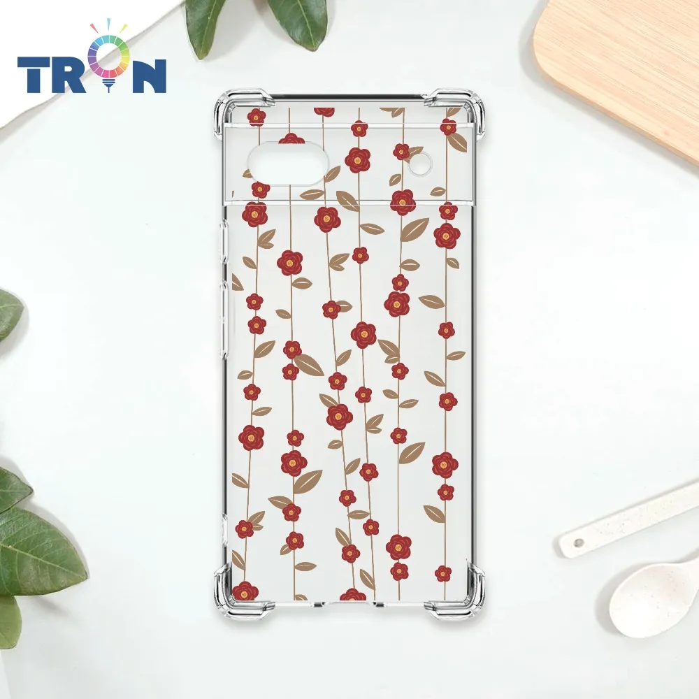 TRON GOOGLE Pixel 7A 條紋透明小花A款 四角防摔殼 手機殼 歷史價格詳細信息