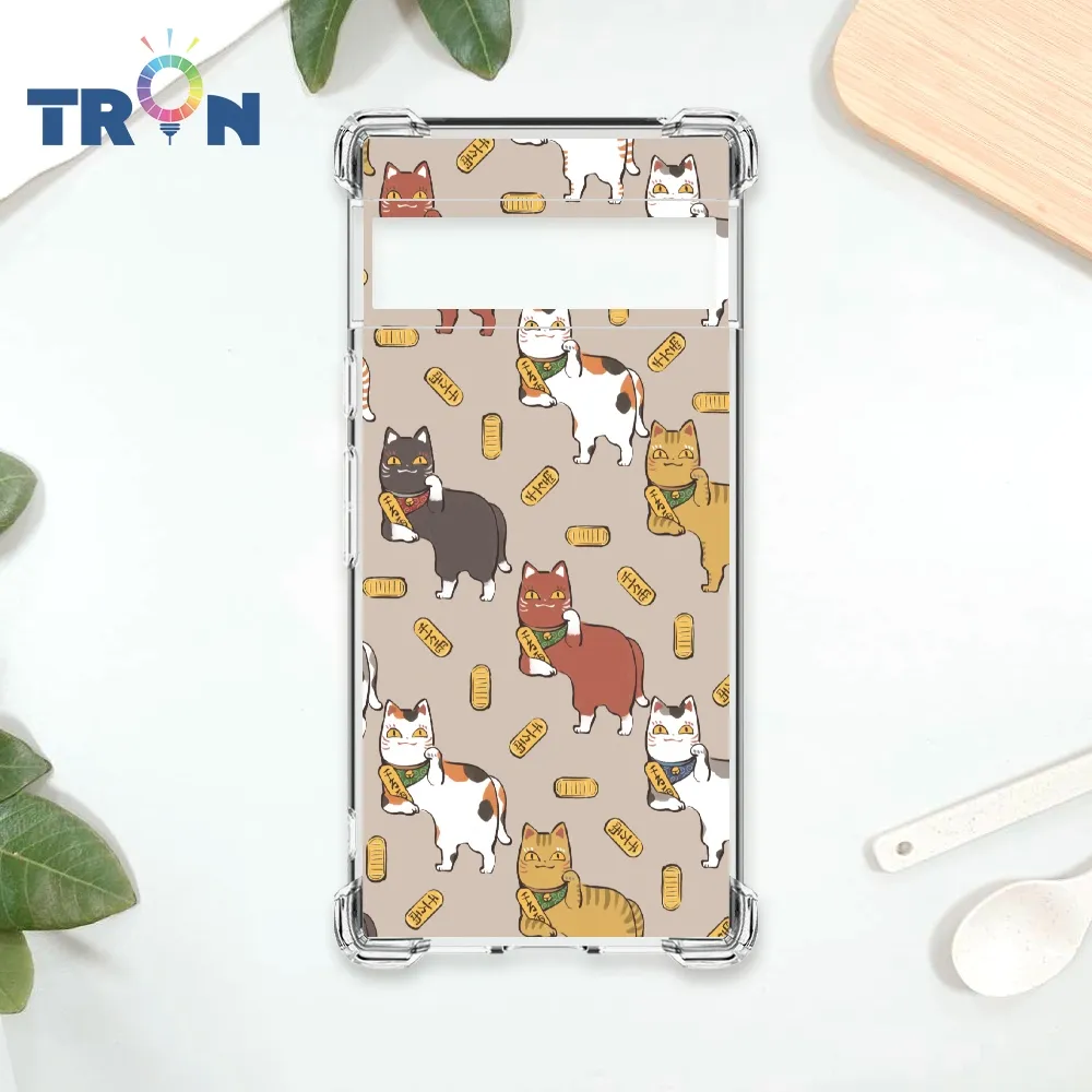 TRON GOOGLE Pixel 7 俄羅斯方塊招財貓I型系列 四角防摔殼 手機殼 歷史價格詳細信息