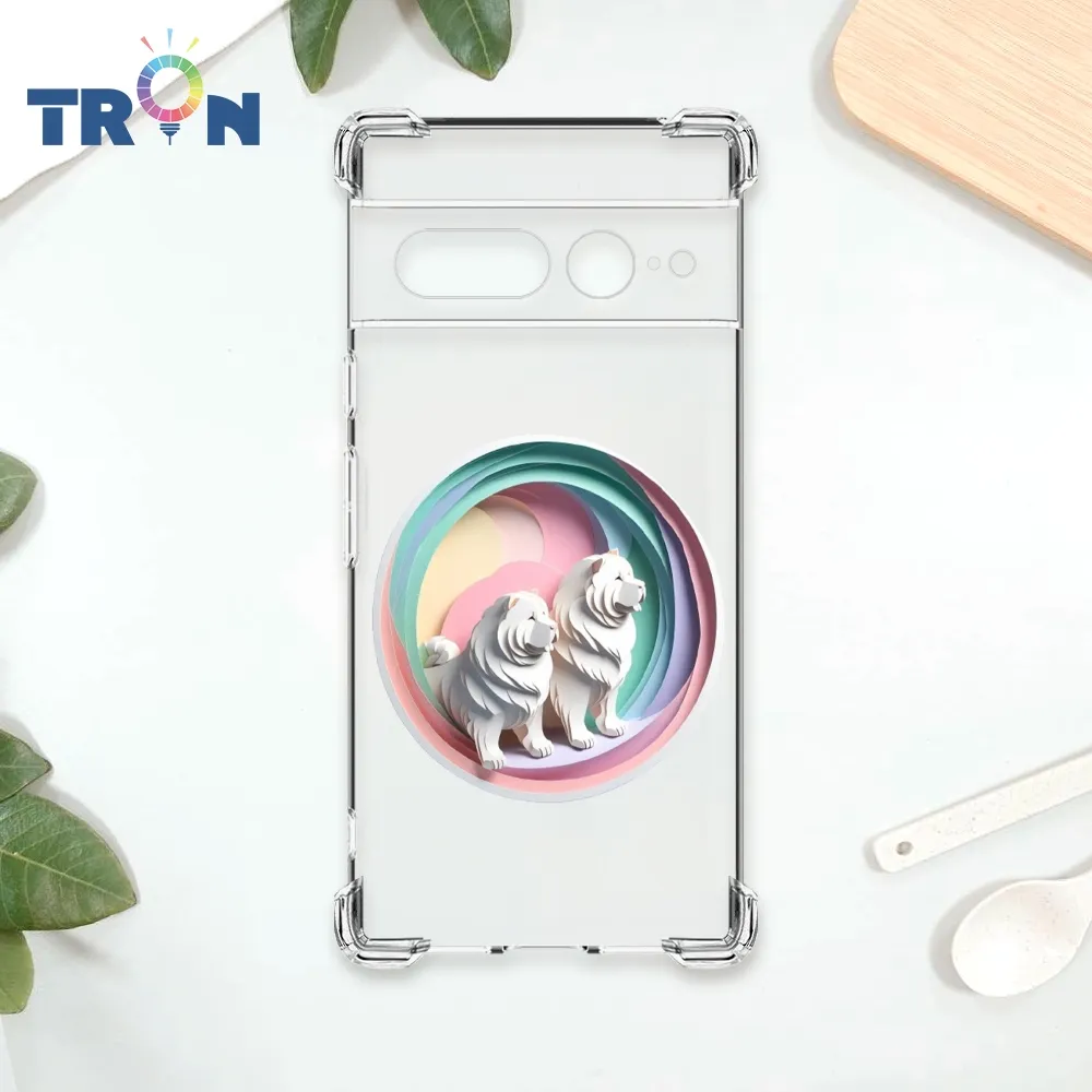 TRON GOOGLE Pixel 7 PRO 可愛紙雕薩摩耶 四角防摔殼 手機殼 歷史價格詳細信息