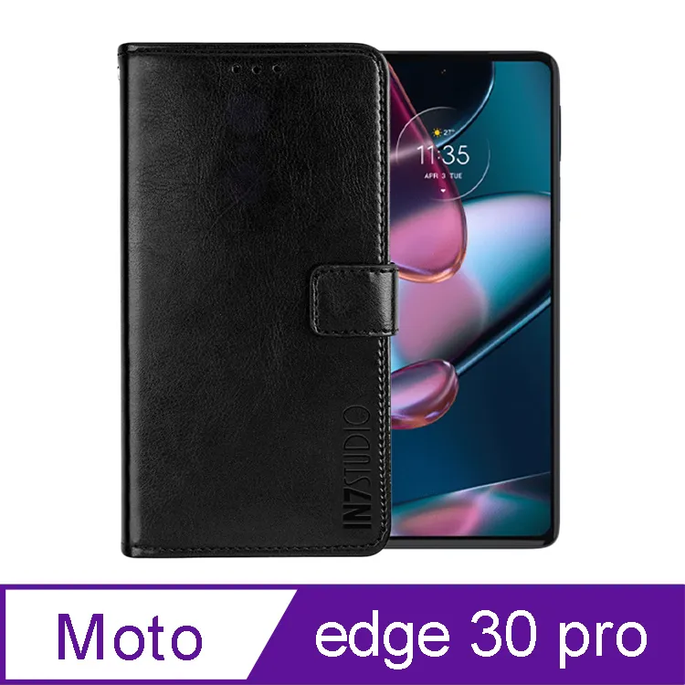 IN7 瘋馬紋 Motorola edge 30 pro (6.7吋) 錢包式 磁扣側掀PU皮套 吊飾孔 手機皮套保護殼 歷史價格詳細信息