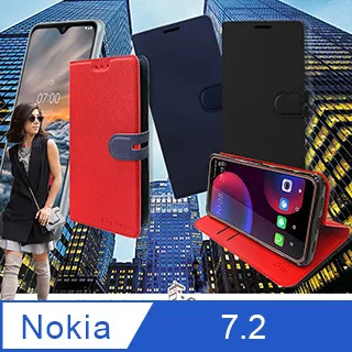 CITY都會風 Nokia 7.2 插卡立架磁力手機皮套 有吊飾孔 歷史價格詳細信息