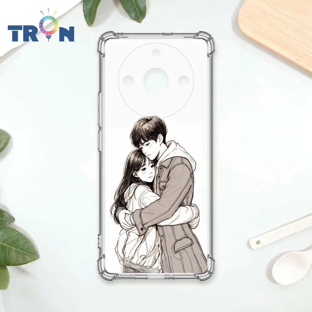 TRON REALME 11 PRO 情侶深情擁抱素描系列 四角防摔殼 手機殼 歷史價格詳細信息
