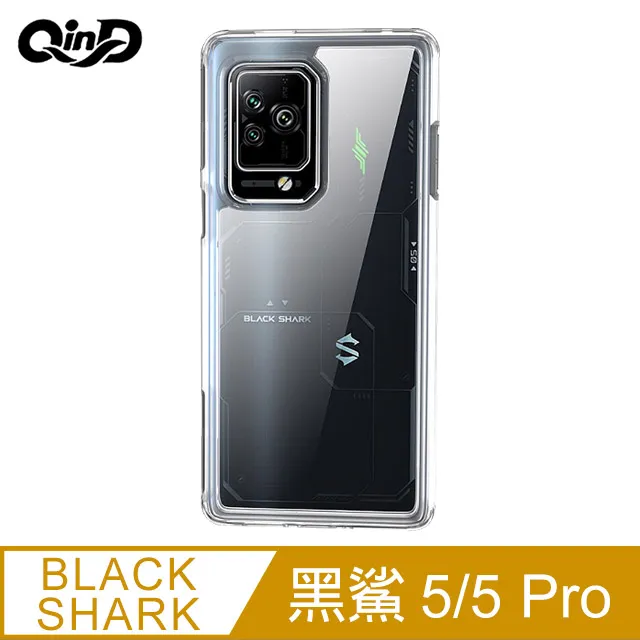 QinD BLACK SHARK 黑鯊5/5 Pro 二合一保護殼 手機殼 軟邊硬殼 全包覆 保護套 歷史價格詳細信息