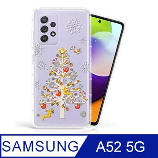 Meteor Samsung Galaxy A52 5G/A52s 5G 奧地利水鑽彩繪手機殼 - 雪花之星(多鑽版) 歷史價格詳細信息