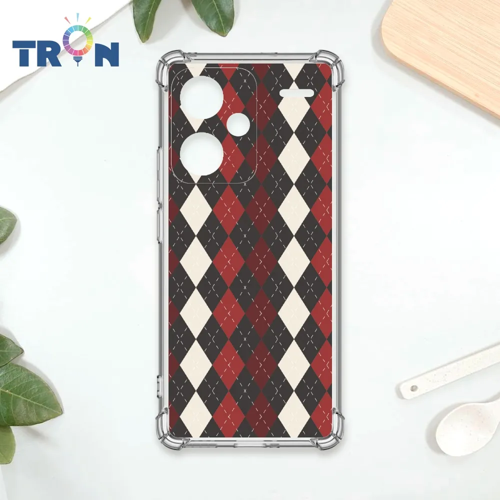 TRON 小米 紅米 NOTE 13 PRO  (5G) 格子千鳥紋 四角防摔殼 手機殼 歷史價格詳細信息