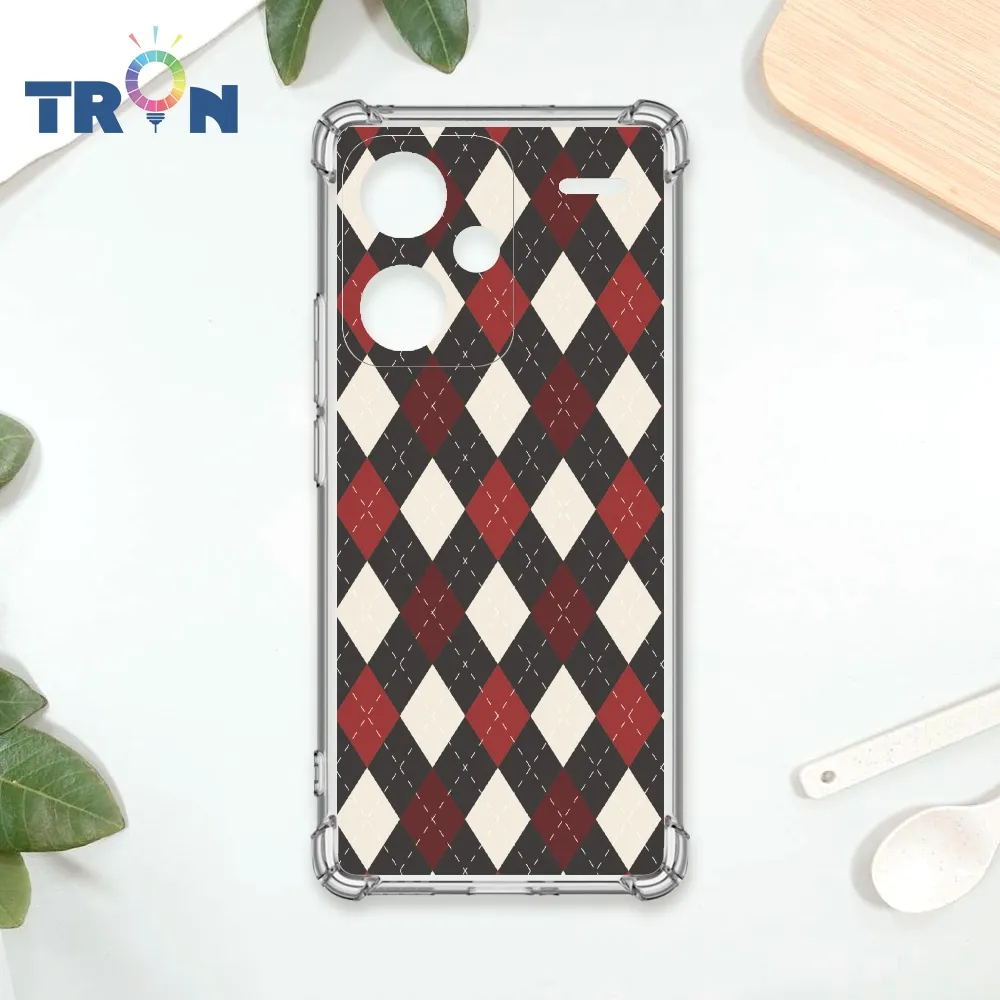 TRON 小米 紅米 NOTE 13 PRO  (5G) 格子千鳥紋 四角防摔殼 手機殼 歷史價格詳細信息