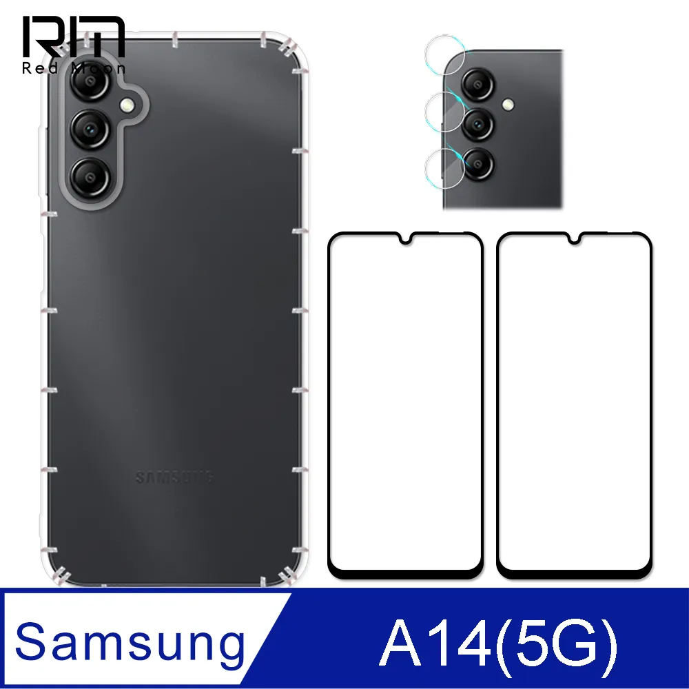 RedMoon 三星 M33 5G 手機殼貼3件組 空壓殼-9H防窺保貼+高鋁鏡頭貼 歷史價格詳細信息