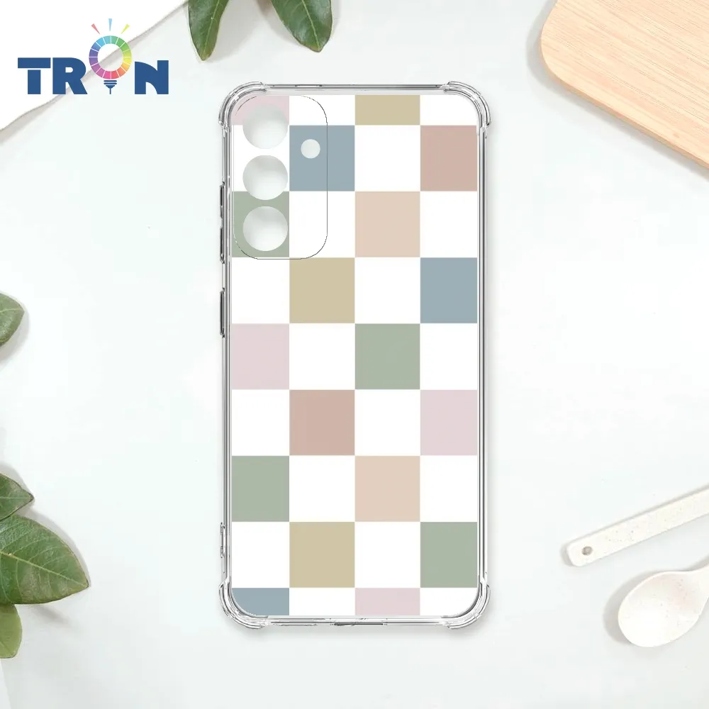 TRON 三星 A34 莫蘭迪色簡約格子A款 四角防摔殼 手機殼 歷史價格詳細信息
