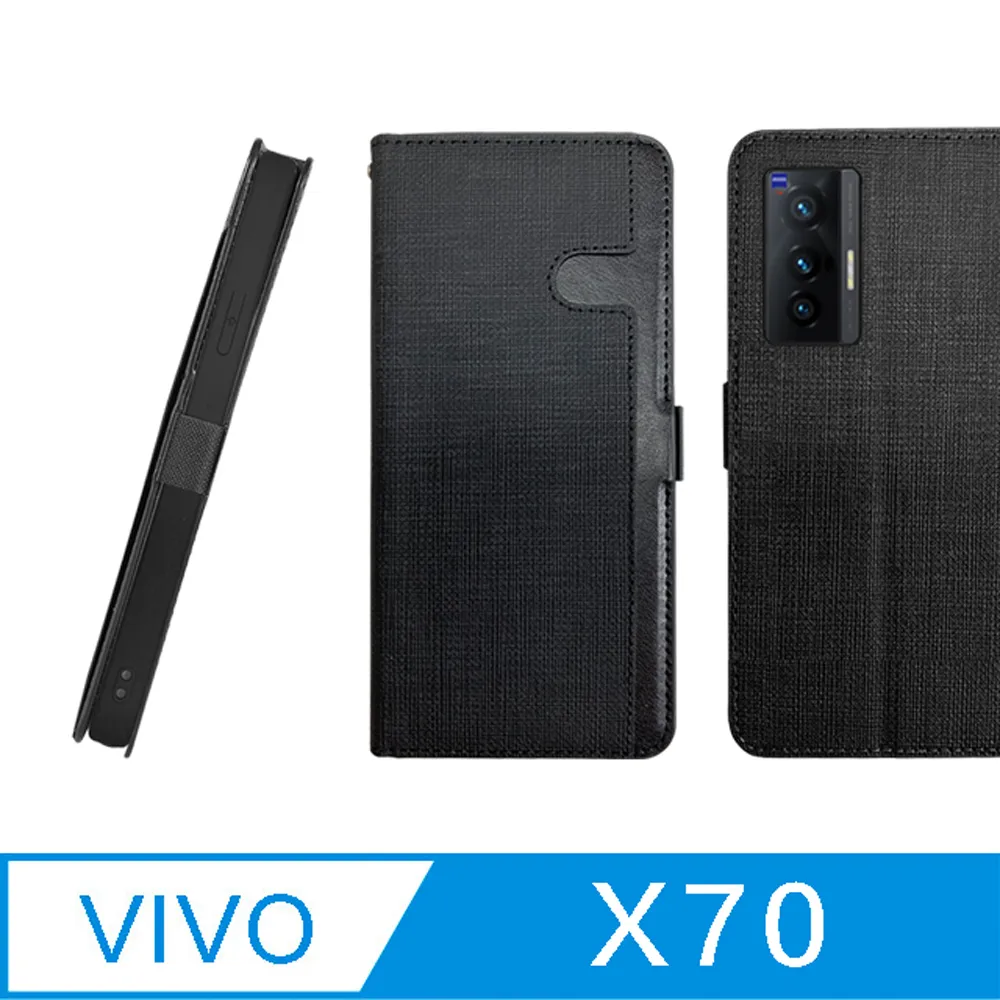 CASE SHOP vivo V40 / V40 Pro前收納側掀皮套-黑 歷史價格詳細信息