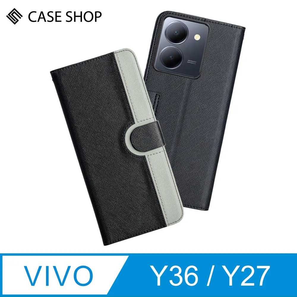 CASE SHOP vivo V40 / V40 Pro前收納側掀皮套-黑 歷史價格詳細信息