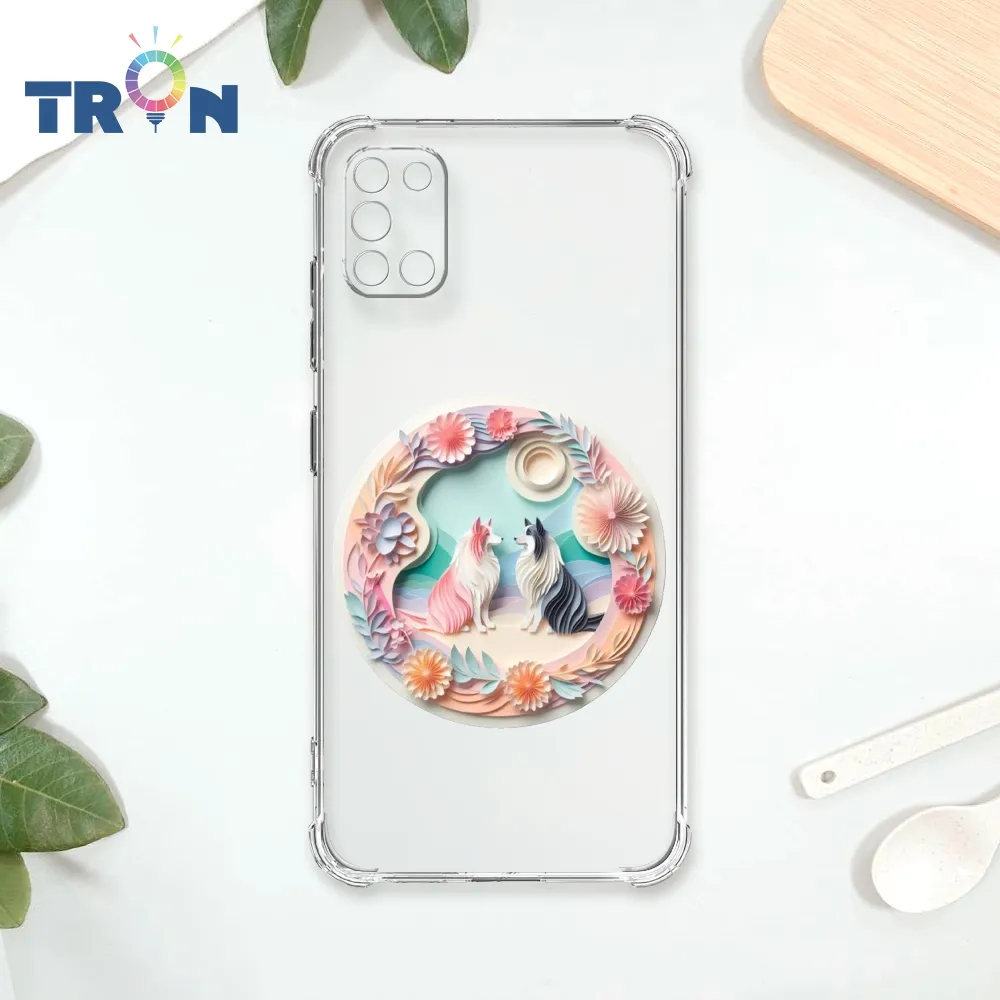 TRON 三星 A31 可愛小動物樹下乘涼 四角防摔殼 手機殼 歷史價格詳細信息