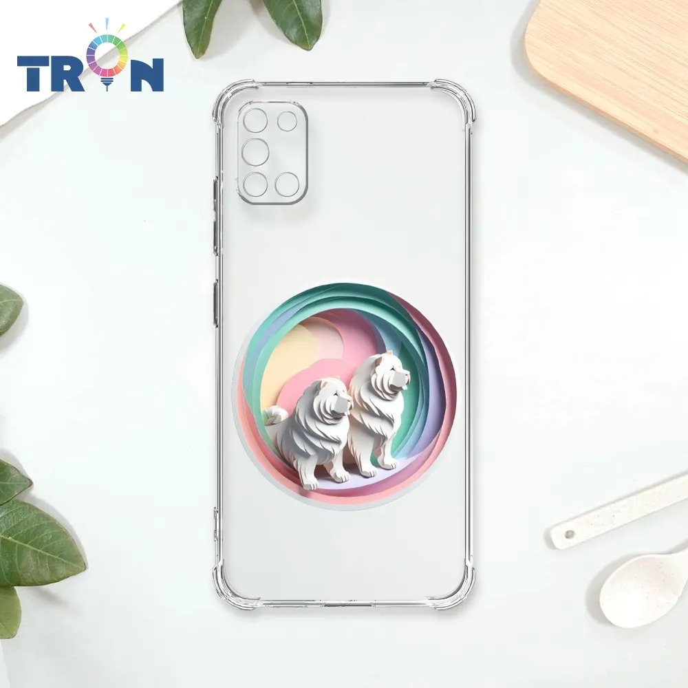 TRON 三星 A31 可愛小動物樹下乘涼 四角防摔殼 手機殼 歷史價格詳細信息