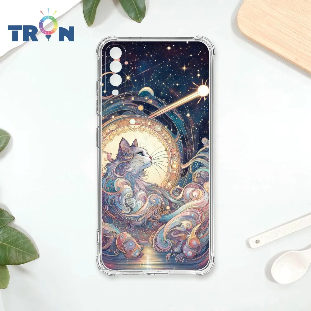 TRON 三星 A70 貓咪美食評鑑家 四角防摔殼 手機殼 歷史價格詳細信息