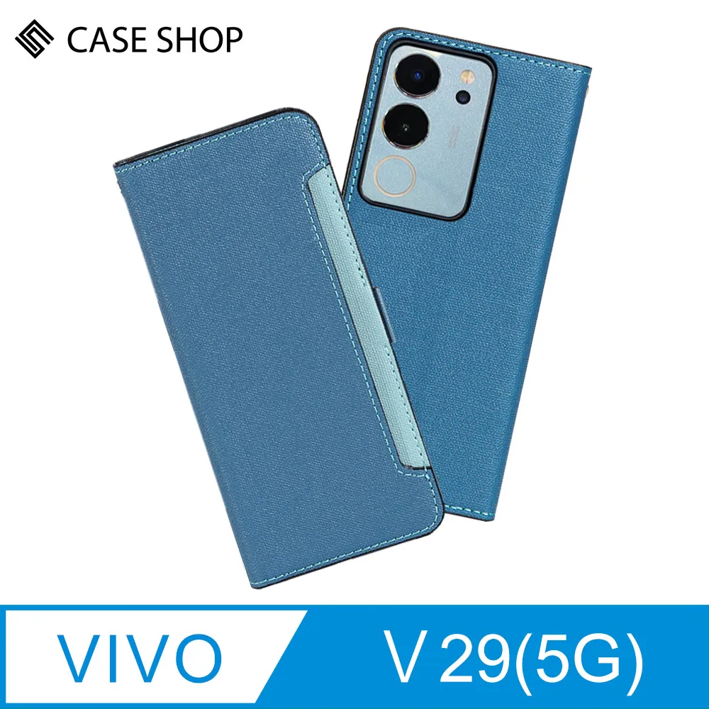 CASE SHOP vivo V40 / V40 Pro前收納側掀皮套-黑 歷史價格詳細信息