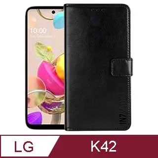 IN7 瘋馬紋 LG K61 (6.53吋) 錢包式 磁扣側掀PU皮套 吊飾孔 手機皮套保護殼-黑色 歷史價格詳細信息