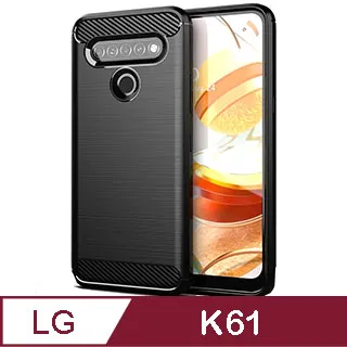 【拉絲碳纖維軟套】LG K61 6.53吋 Q630EAW 防震 防摔 手機殼/保護套/TPU/全包覆/矽膠套/髮絲紋 歷史價格詳細信息