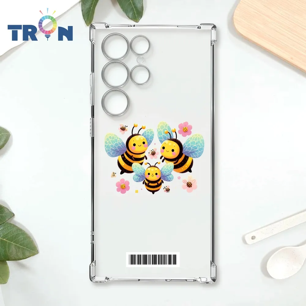 TRON 三星 S24 Ultra 3隻可愛的蜜蜂 四角防摔殼 手機殼 歷史價格詳細信息