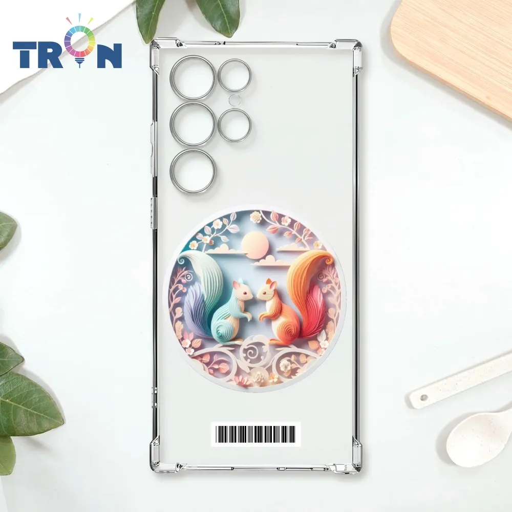 TRON 三星 S24 Ultra 可愛紙雕松鼠 四角防摔殼 手機殼 歷史價格詳細信息