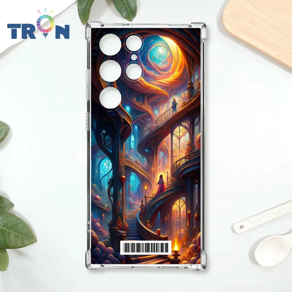 TRON 三星 S24 Ultra 樓梯與少女 四角防摔殼 手機殼 歷史價格詳細信息