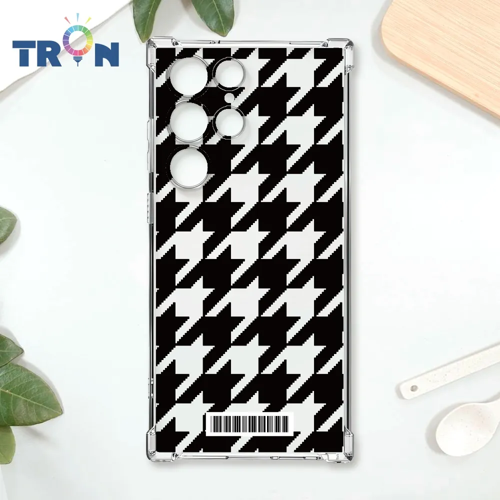 TRON 三星 S24 Ultra 經典千鳥紋 四角防摔殼 手機殼 歷史價格詳細信息