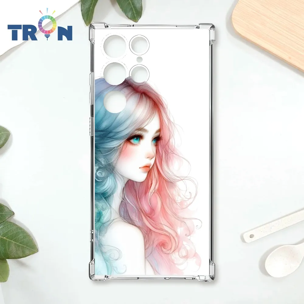 TRON 三星 S24 Ultra 戴頭巾的少女 四角防摔殼 手機殼 歷史價格詳細信息