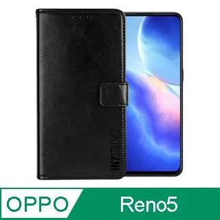IN7 瘋馬紋 OPPO Reno6 5G (6.43吋) 錢包式 磁扣側掀PU皮套 吊飾孔 手機皮套保護殼-紅色 歷史價格詳細信息